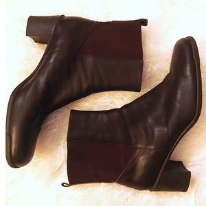 Aerosoles Deep Chocolate Brown Ankle Boots